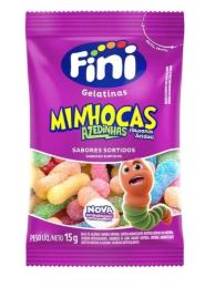 BALA DE GELATINA FINI MINHOCAS AZEDINHAS 15g