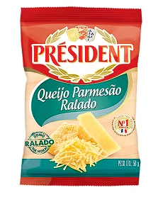 QUEIJO PARMESAO RALADO PRESIDENT 50G