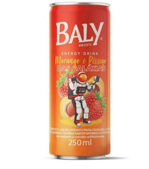 ENERGETICO BALY MORANGO E PÊSSEGO S/AÇÚCAR 473ML