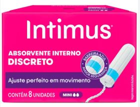 ABSORVENTE INTERNO INTIMUS MINI 8UND
