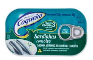 SARDINHA COQUEIRO COM OLEO 125G