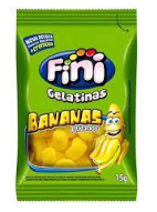 BALA DE GELATINA FINI BANANAS 15g