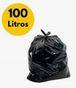 SACO DE LIXO BOM 100L C/5 PRETO