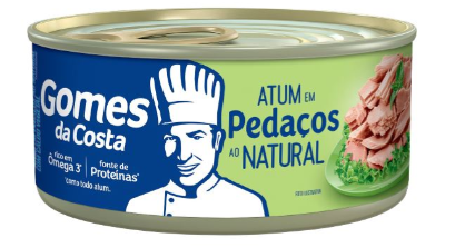 ATUM EM PEDAÇOS AO NATURAL GOMES DA COSTA 170g