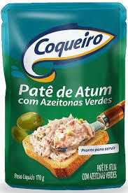 Patê de Atum com Azeitonas Coqueiro - Sachê 170g
