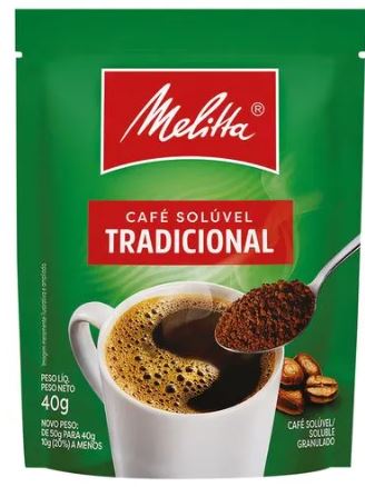 CAFÉ MELITA  SOLÚVEL TRADICIONAL