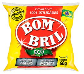 ESPONJA DE ACO BOM BRIL C/8 60G