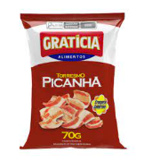 SALGADINHO GRATÍCIA TORRESMO PICANHA  70G