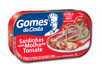 SARDINHA GOMES DA COSTA MOLHO DE TOMATE 125G