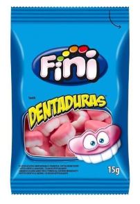 BALA DE GELATINA FINI DENTADURA 15G