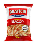 SALGADINHOS GRATÍCIA TORRESMO BACON 70G