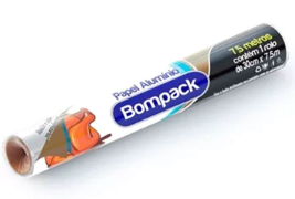 PAPEL ALUMÍNIO BOMPACK 30X7,5M