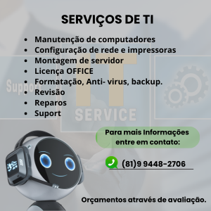 Serviços de TI (TECNOLOGIA E INFORMÁTICA )