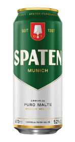CERVEJA SPATEN SLEEK LATA 473ml